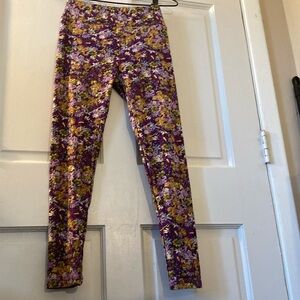 LuLaRoe “One Size” Floral Leggings